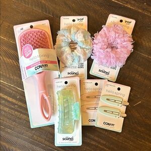 Kids Conair Hair Accessory Set - Pink and Green